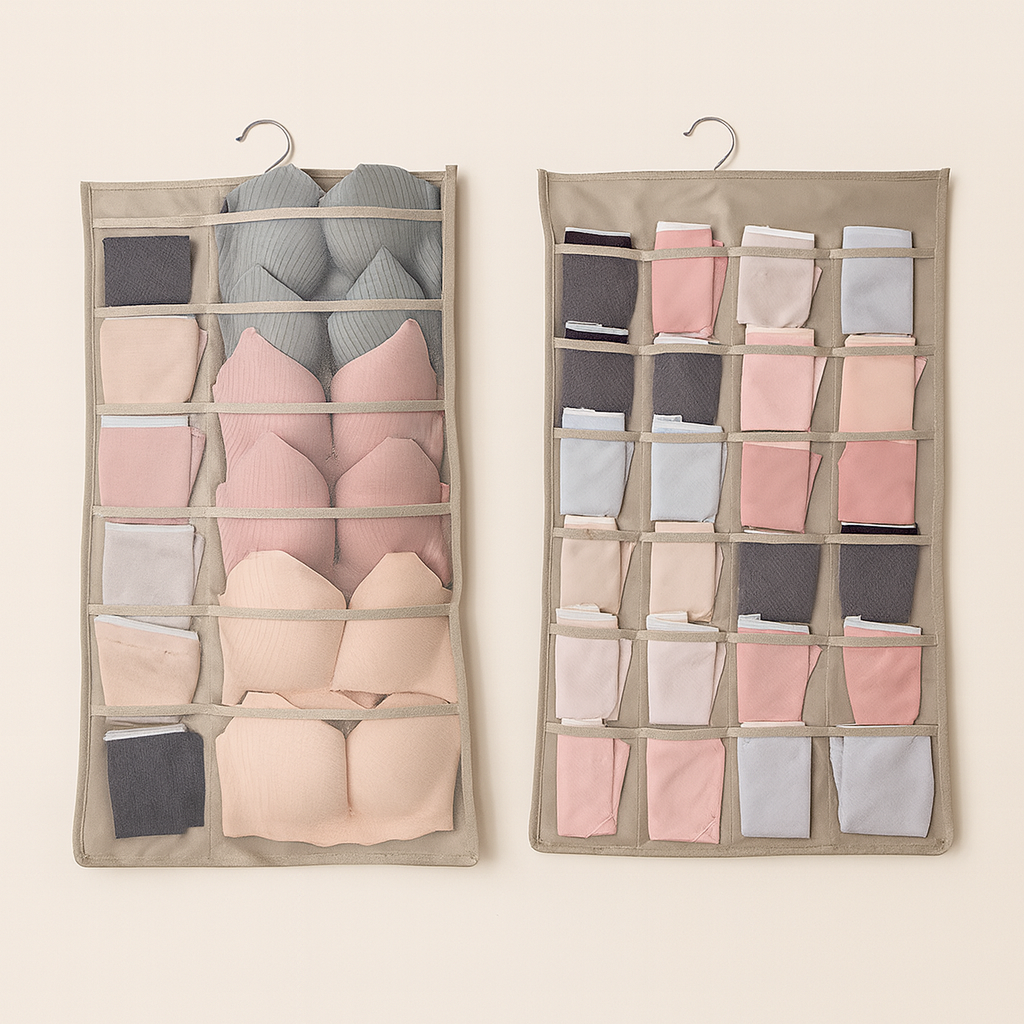 6 Bras & 28 Panties in 1 Hanger